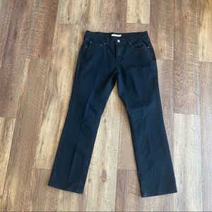Levi’s 505 black straight leg jeans size 29